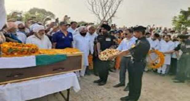 Funeral Of Jawan Killed In Anantnag Held 