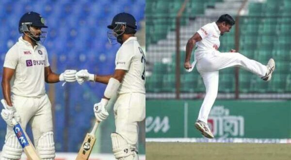 India-Bangladesh Test: India scores 278 runs for 6 wickets