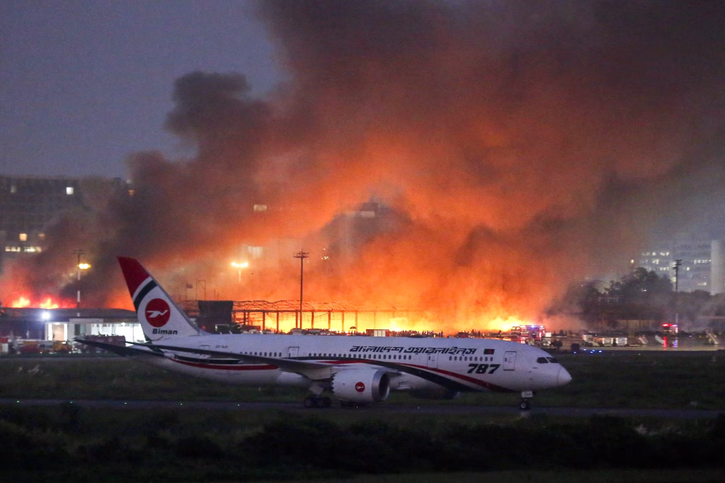 Fire at Dhaka International Airport Brought Under Control After 7 Hours, Flight Operations Resume