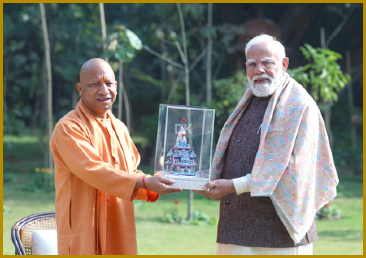 CM Yogi Meets PM Modi, Emphasises New Energy for UP’s Development
