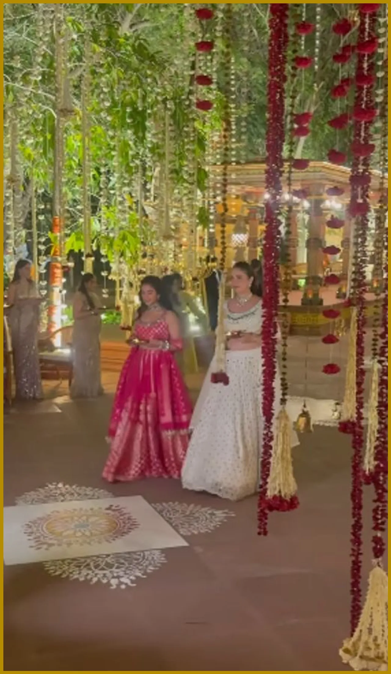 Radhika Merchant Stuns in Pink at Friend’s Wedding!