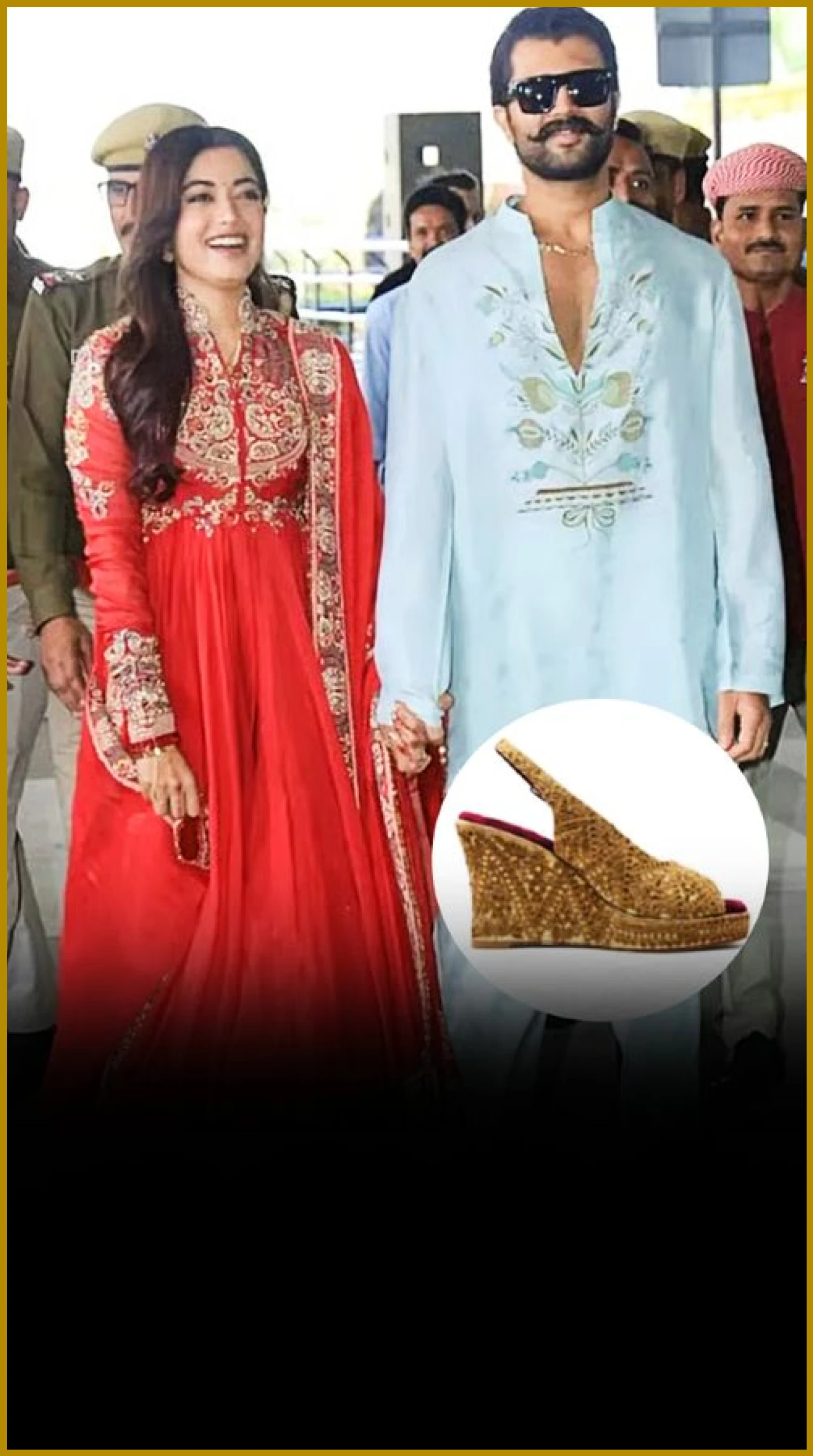 'Shri Valli' Spotted with Husband, Stuns in Pricey Sandals