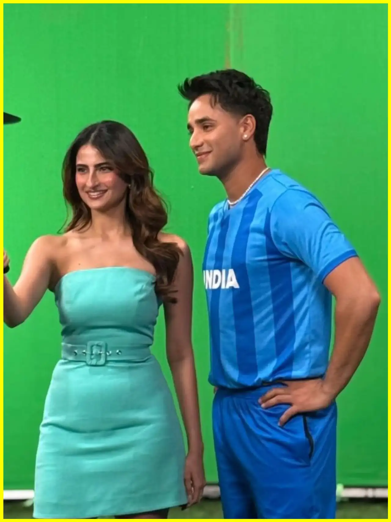 Abhishek Sharma and Palak Tiwari Spark Fan Surprise!