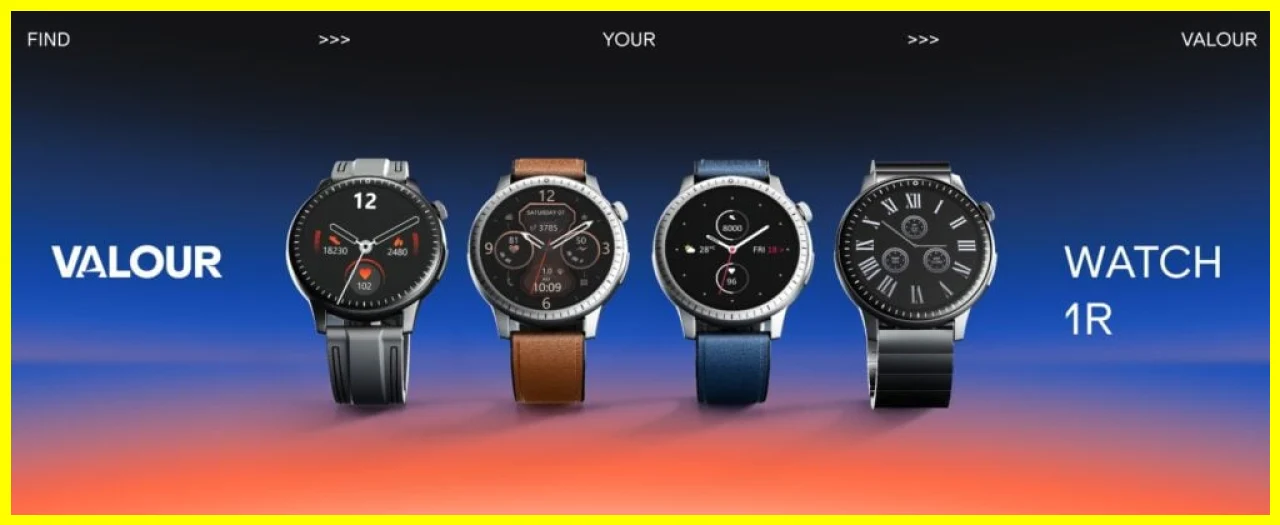 boAt Launches Valour Watch 1R with AMOLED Display and 700+ Sports Modes