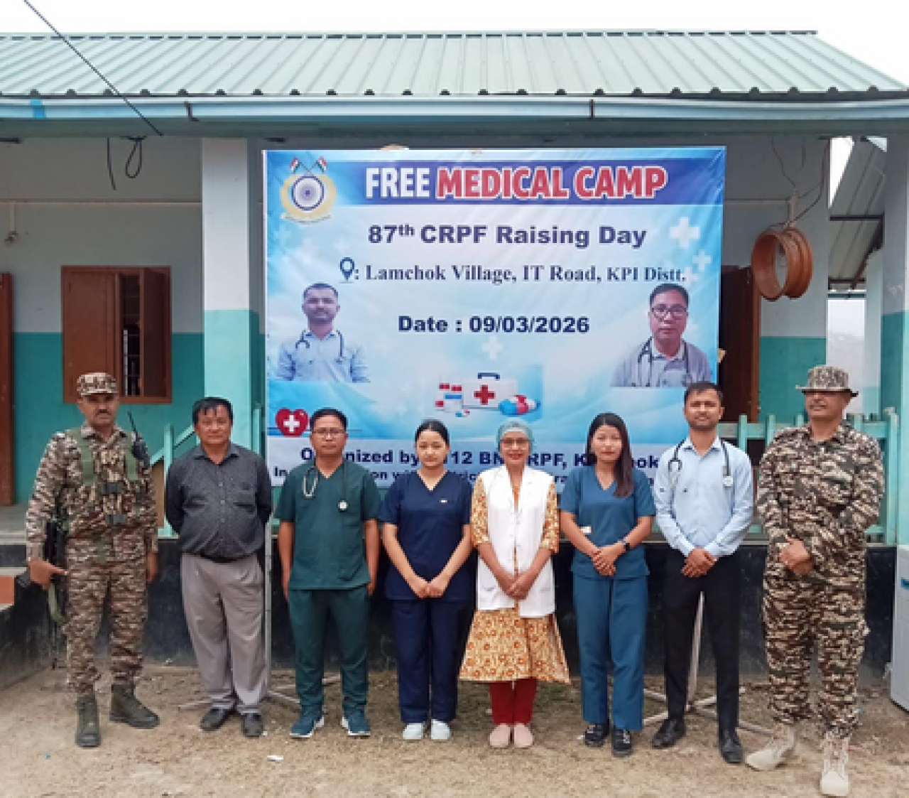 CRPF Celebrates Foundation Day with Free Medical Camp and Blood Donation Drive in Bijapur