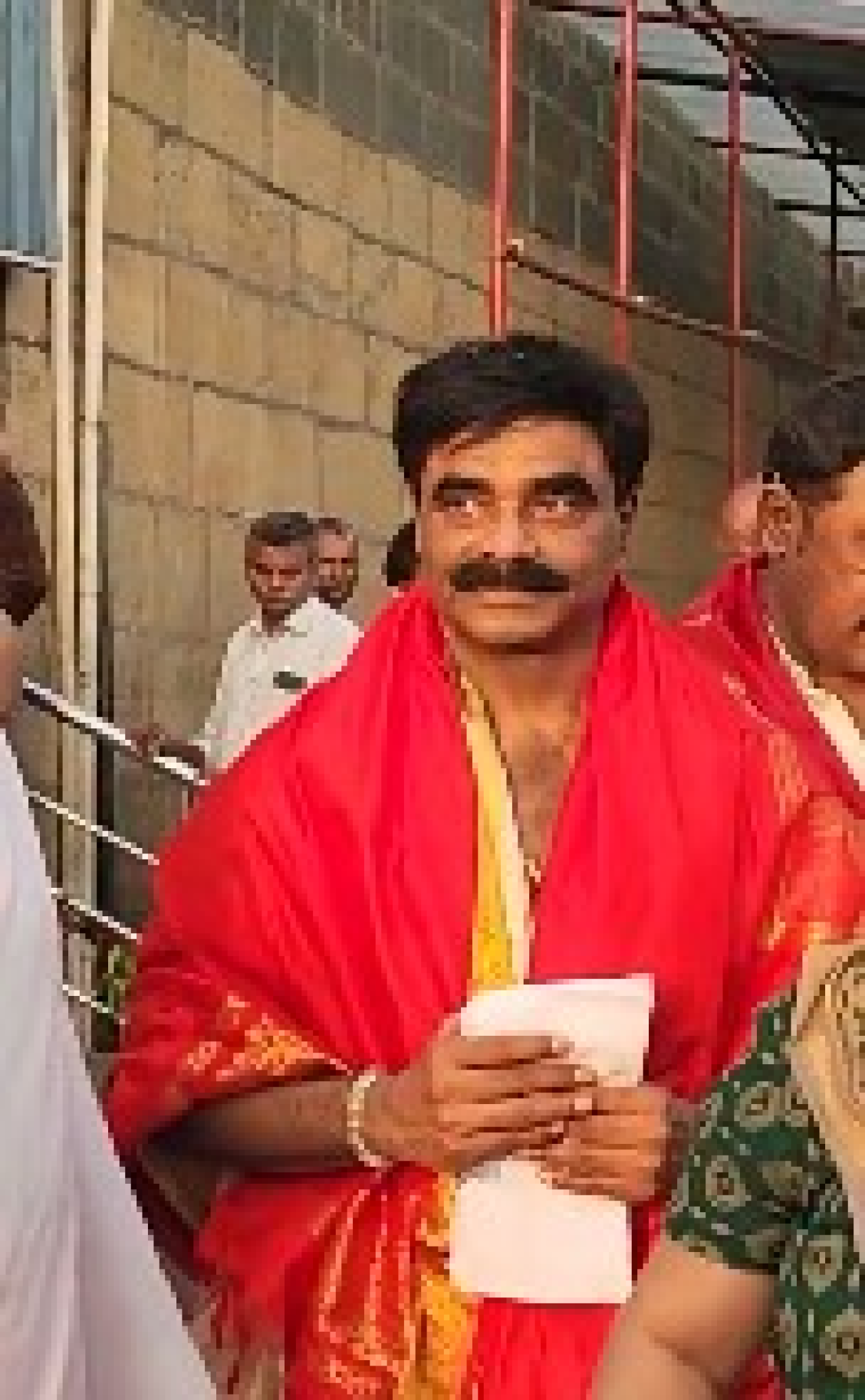 Kannada Star Rockline Venkatesh Visits Tirumala Temple for Special Service