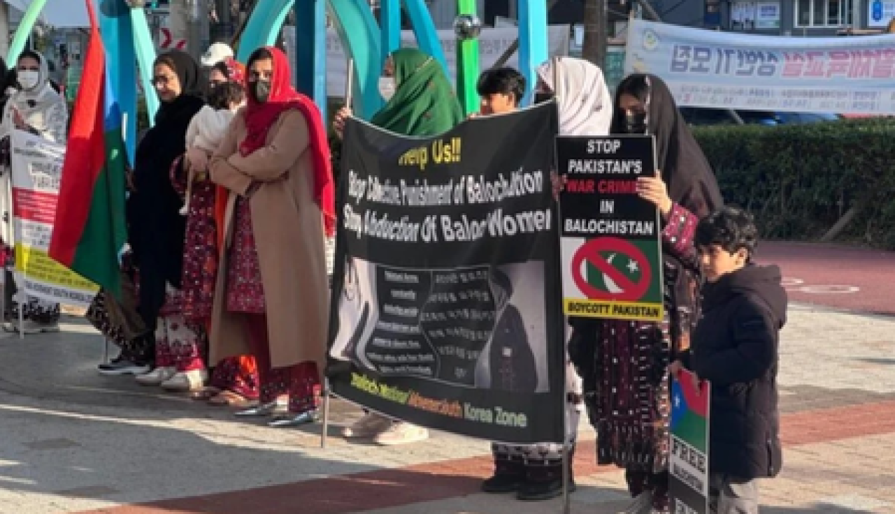 Voices for Baloch Rights Rise in Busan, South Korea