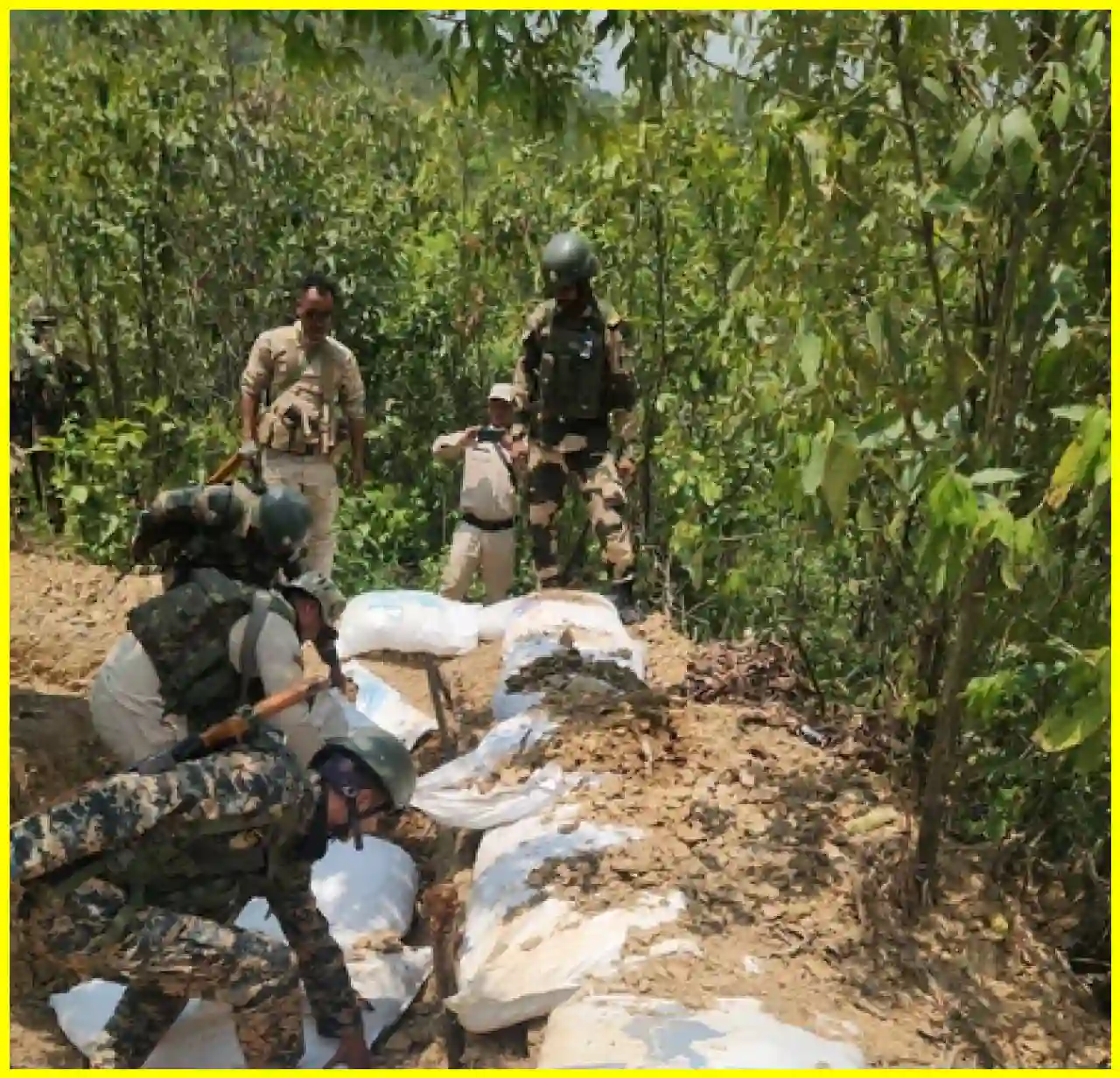 Advanced Weapons Seized Along India-Myanmar Border in Manipur
