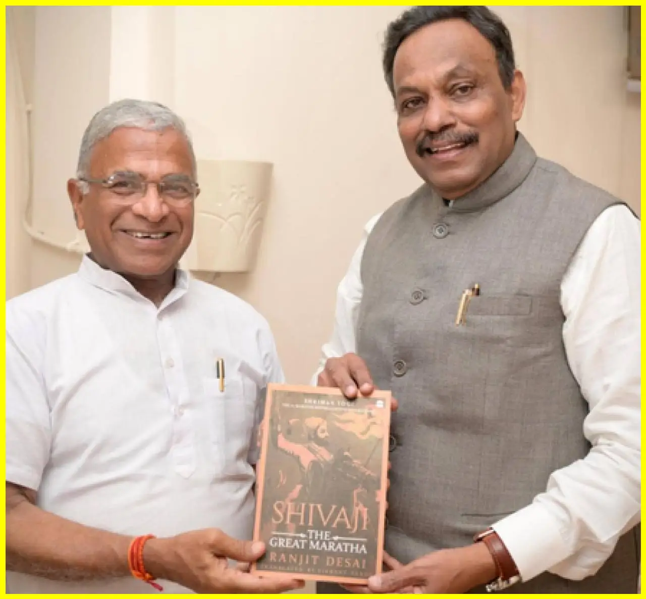 BJPs Vinod Tawde Meets Rajya Sabha Deputy Chairman