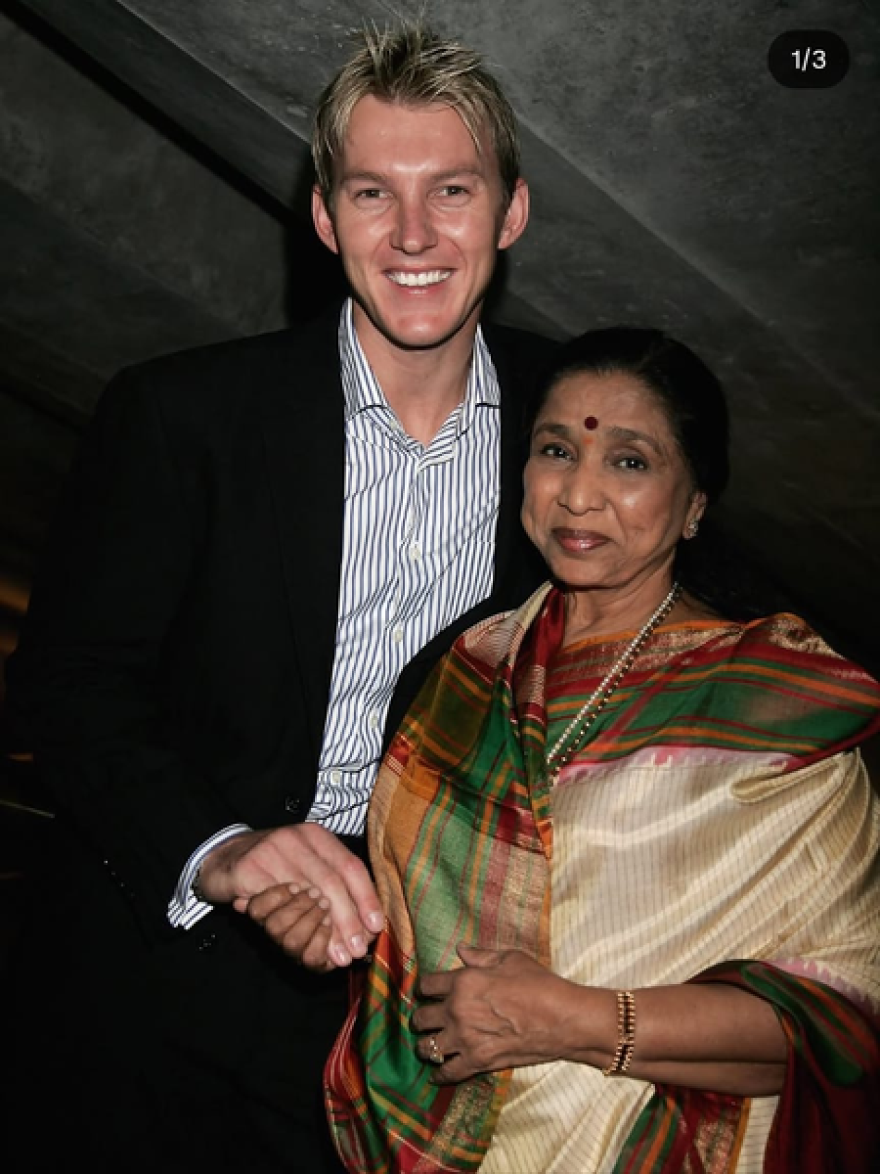 Brett Lee Pays Heartfelt Tribute to Asha Bhosle on Instagram