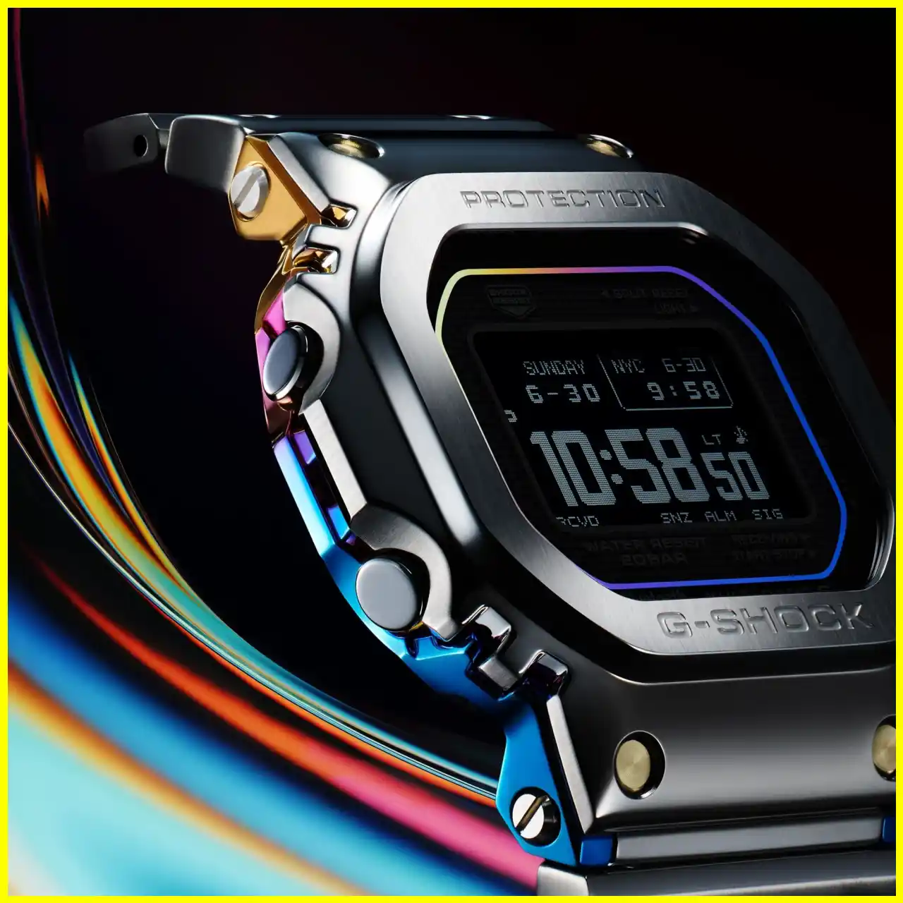 Casio G-Shock GMW-BZ5000RC-1 Launches in Europe with Stunning Rainbow Design