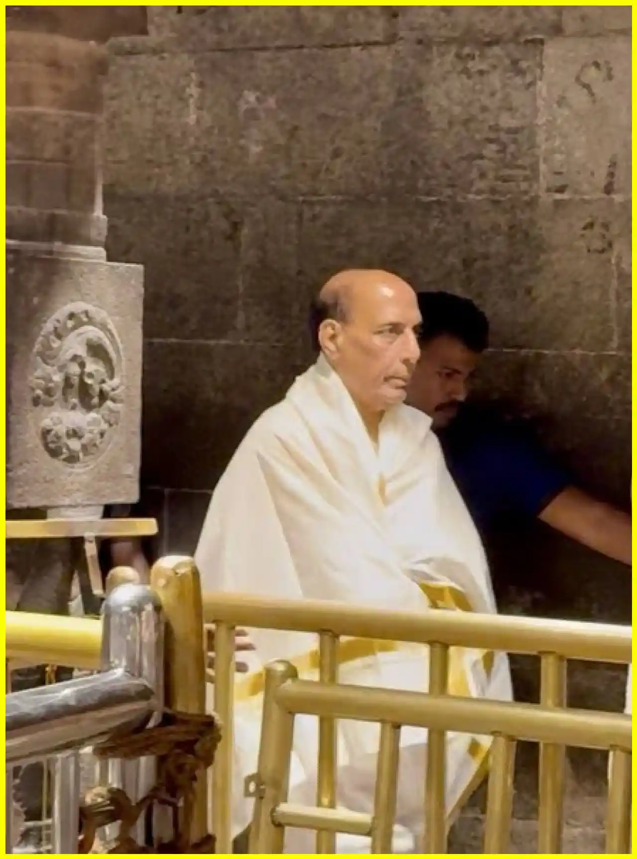 Defense Minister Rajnath Singh Visits Subramanya Swamy Temple, Feels Blessed by Divine Energy
