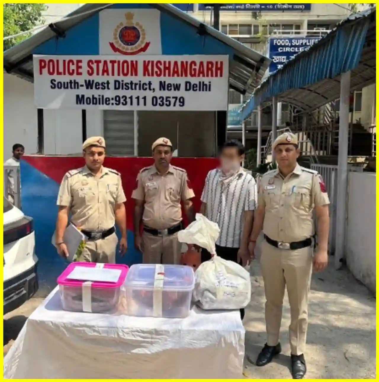 Delhi Police Uncovers Ganja Supply Network, Three Arrested