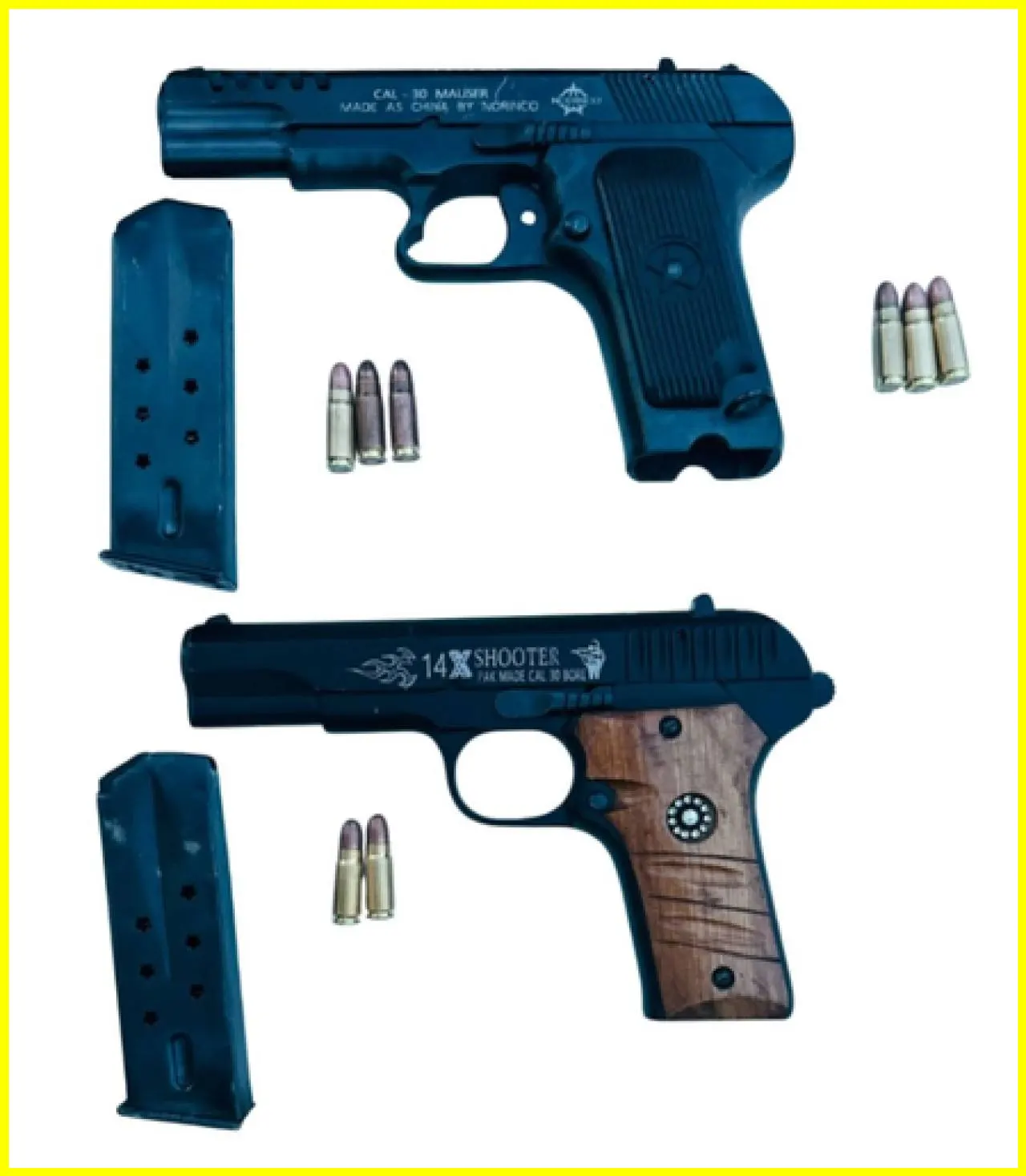 Four Arrested in Punjab for Links to Foreign Gangsters, Two Foreign Pistols Seized