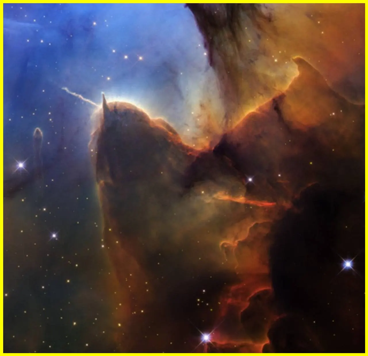 Hubble Telescope Captures Stunning Image of Trifid Nebula, Revealing Cosmic Wonders 5,000 Light-Years Away