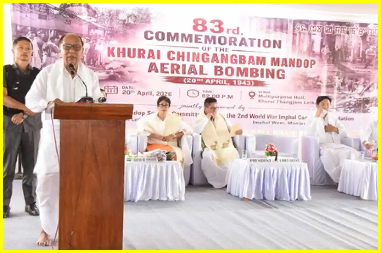 Manipur CM Commemorates WWII Victims and Calls for Peace