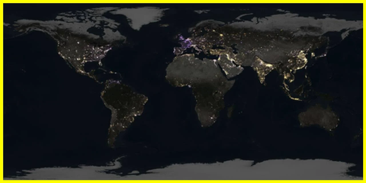 NASA Surprised by the Brightness of Bihar and Uttar Pradesh in New Night World Map