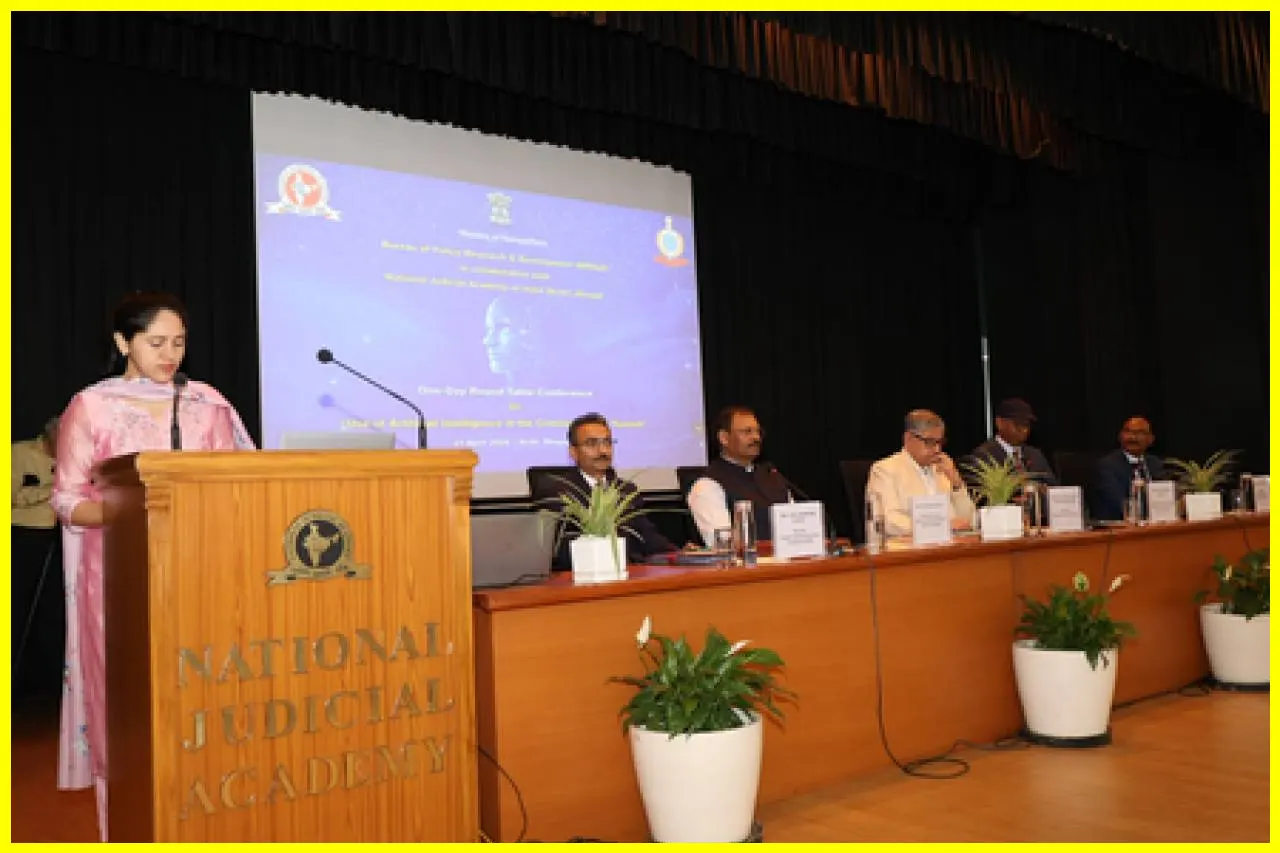 National Conference in Bhopal: A Strategic Approach to AI in the Justice System