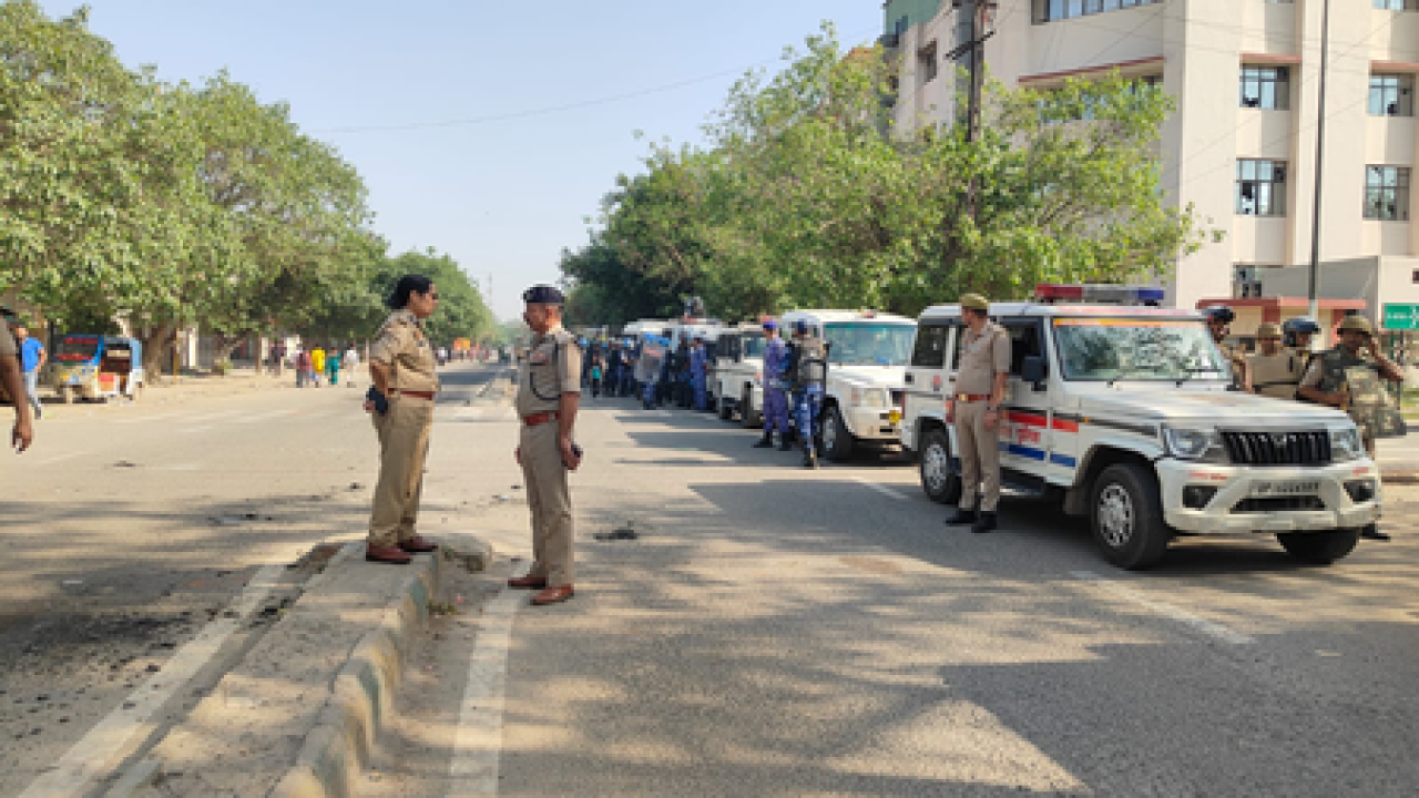 Noida on High Alert After Protests: Heavy Police Deployment and Over 300 Detained