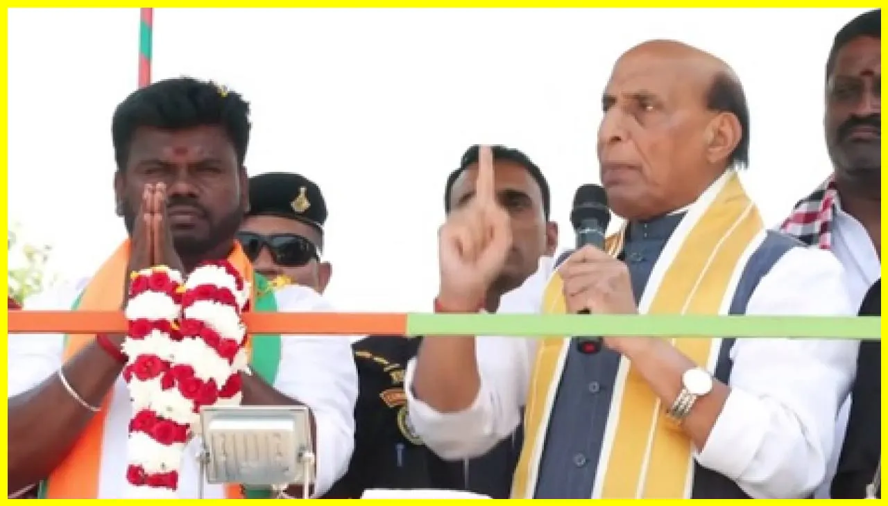 Rajnath Singh Reiterates Commitment to 33% Womens Reservation in Tamil Nadu