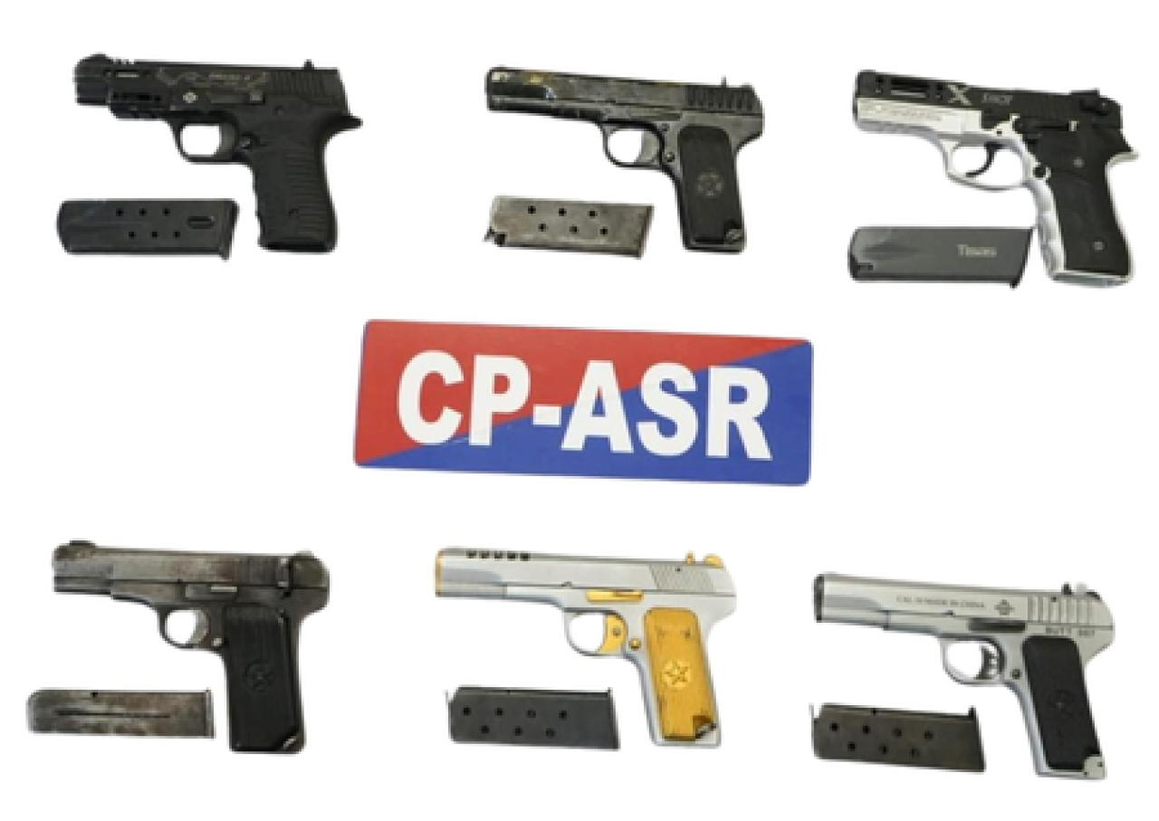 Six Smugglers Arrested with Advanced Pistols in Amritsar, Links to Cross-Border Trafficking Revealed
