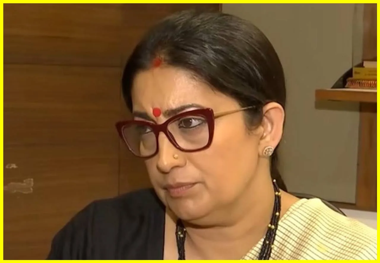 Smriti Irani Criticizes Congress Over Womens Reservation Bill Failure