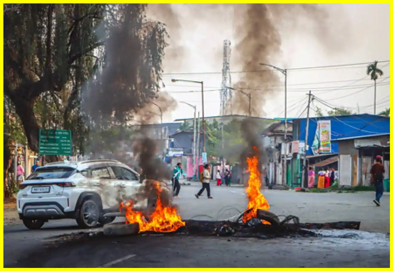 Tensions Persist in Manipur After Two Citizens Killed, Search for Militants Underway