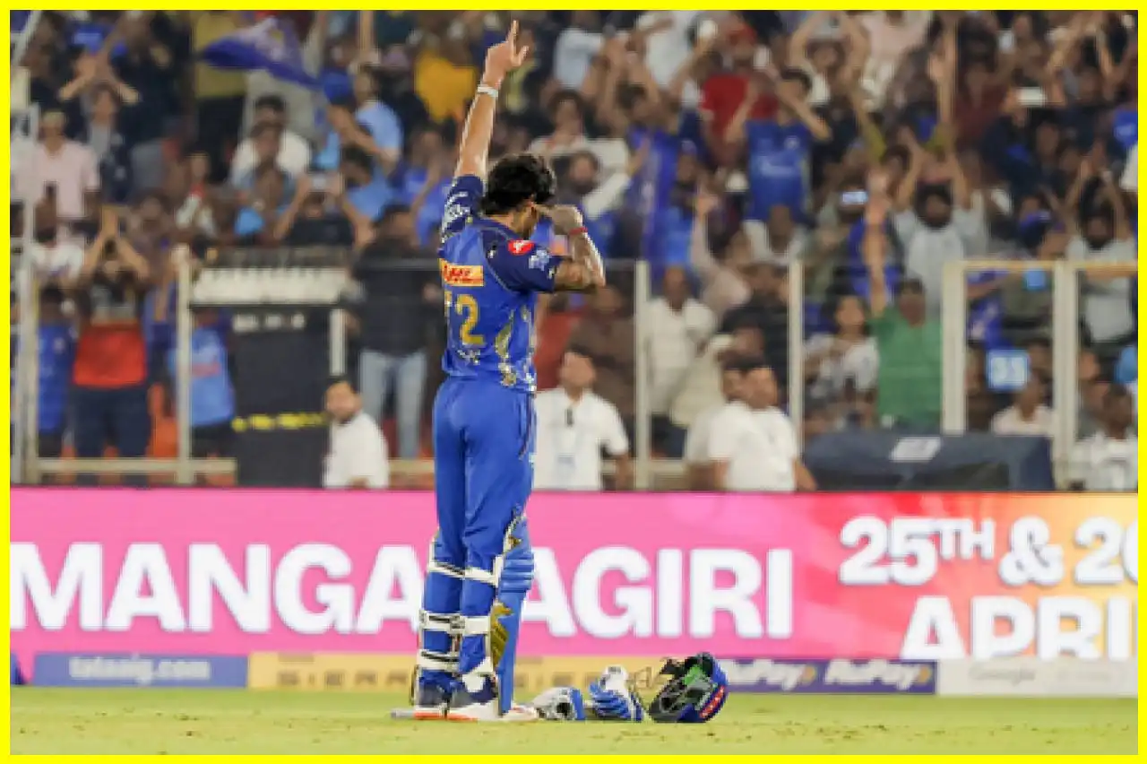 Tilak Varmas Explosive Century Leads Mumbai Indians to Set 200-Run Target Against Gujarat Titans