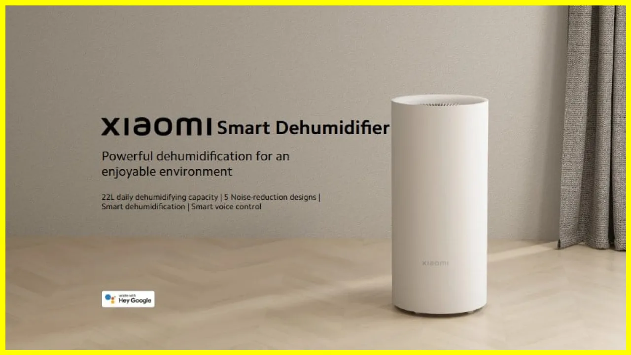 Xiaomi Unveils Powerful Smart Dehumidifier with 22L Daily Capacity