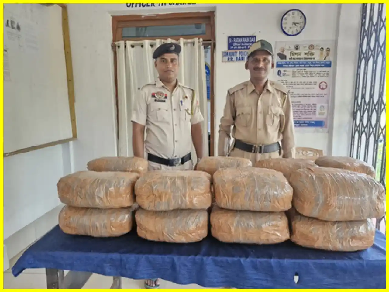 Major Drug Bust: 34 Kilograms of Cannabis Seized Near India-Bangladesh ...