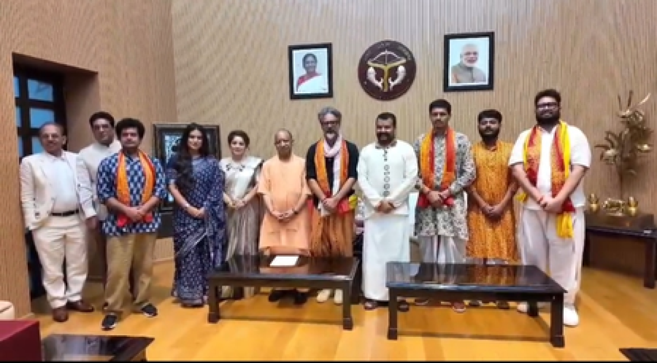 Film Team of Hanuman Ansh Meets Chief Minister Yogi Adityanath to Discuss Spiritual Themes